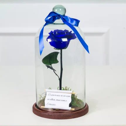 Rosa Preservada Azul